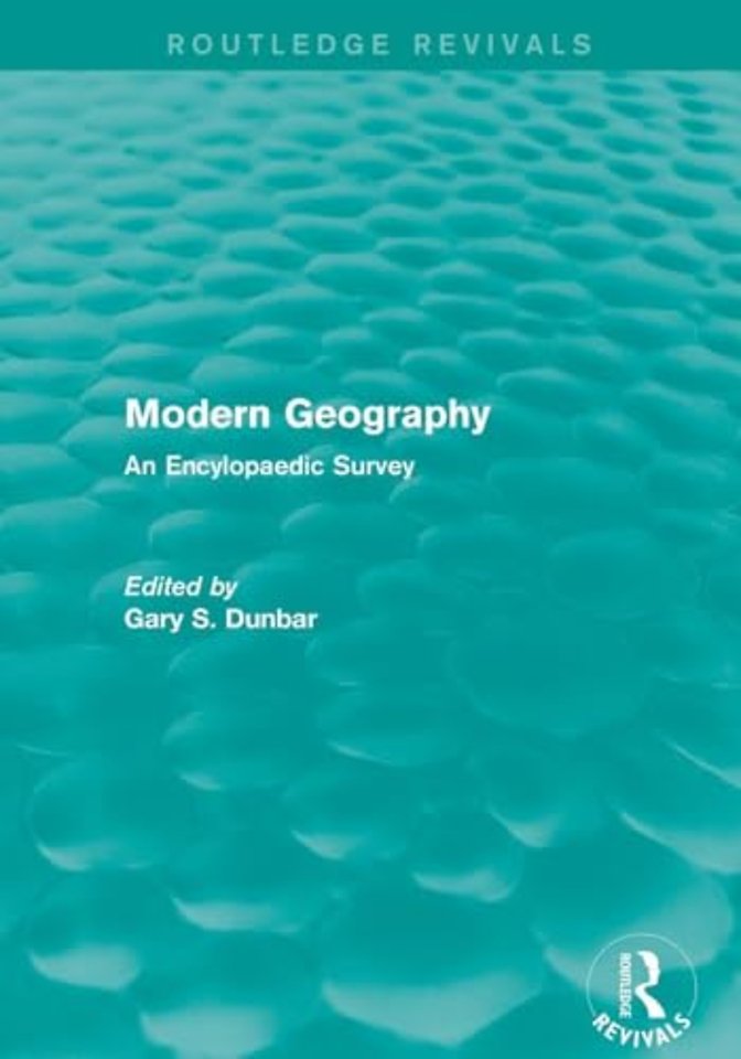 Modern Geography