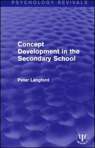 Concept Development in the Secondary School