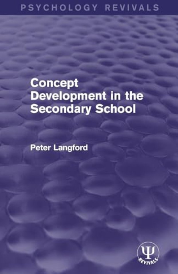 Concept Development in the Secondary School