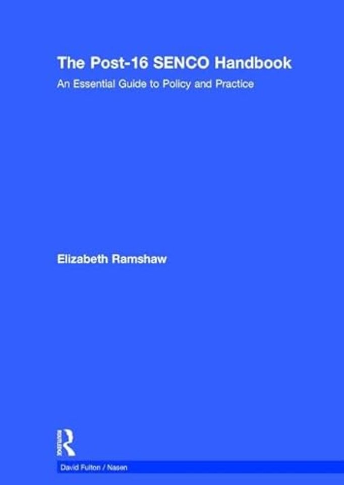 Post-16 SENCO Handbook
