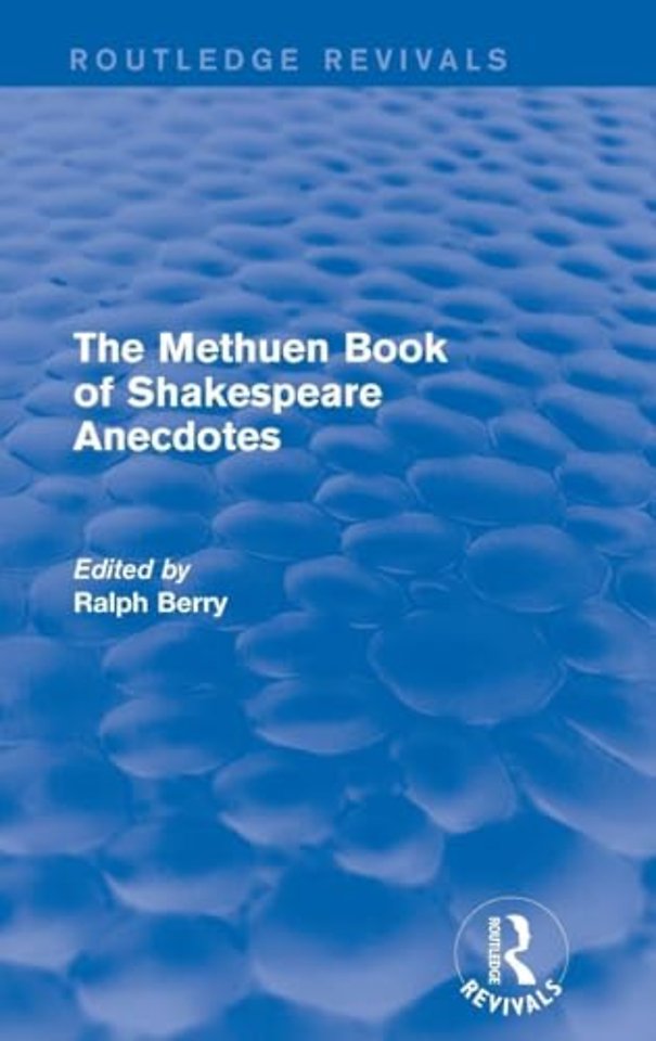 Methuen Book of Shakespeare Anecdotes