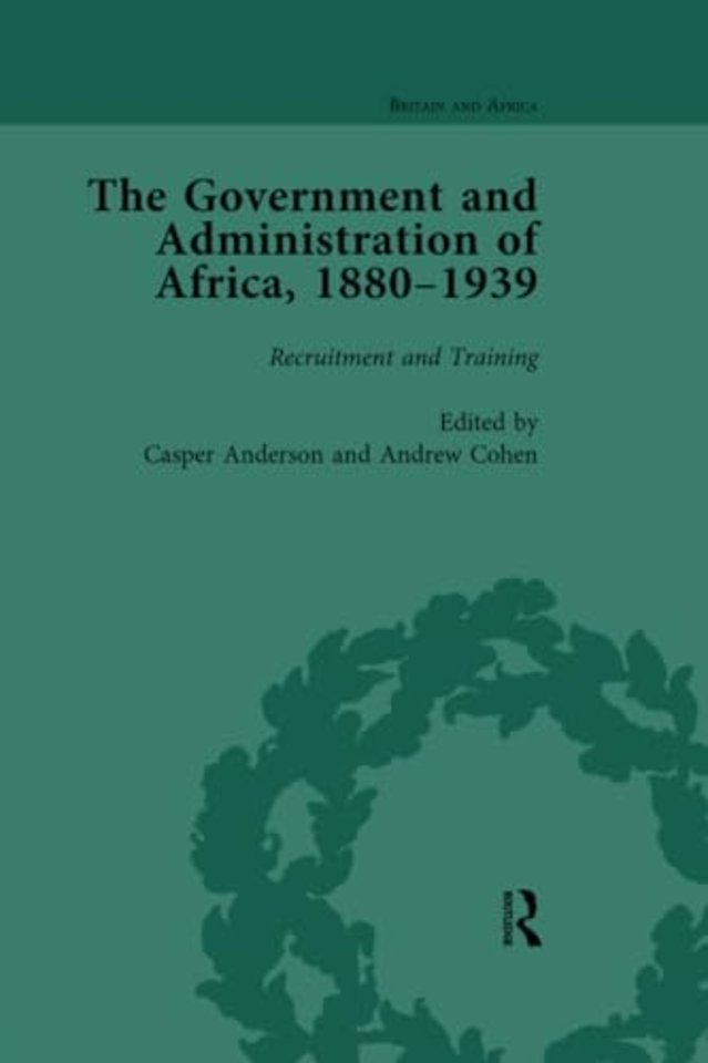 Government and Administration of Africa, 1880–1939 Vol 1