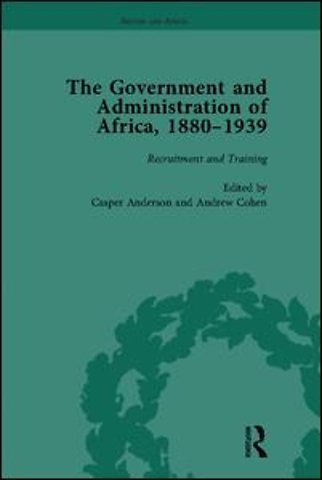Government and Administration of Africa, 1880–1939