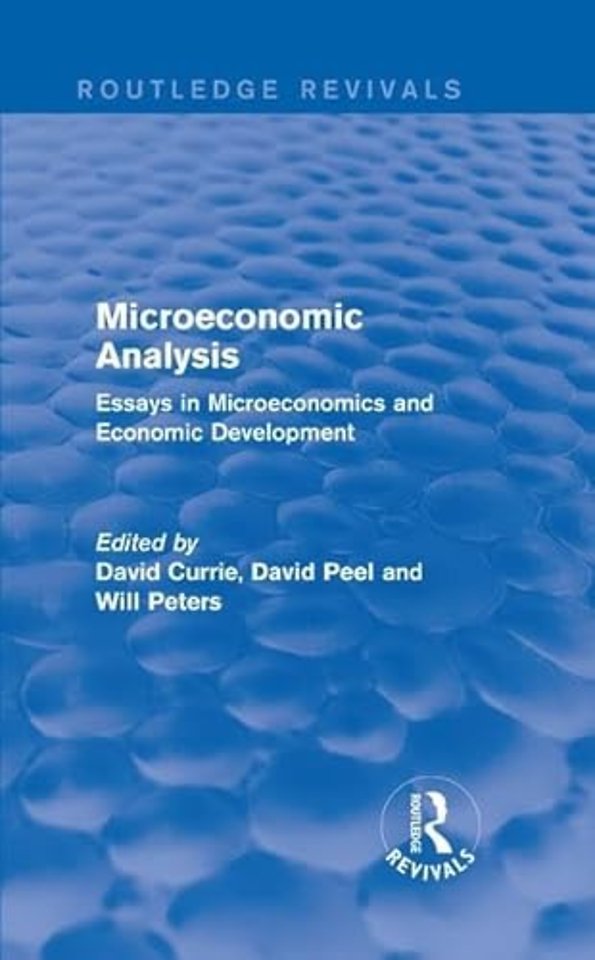 Microeconomic Analysis (Routledge Revivals)