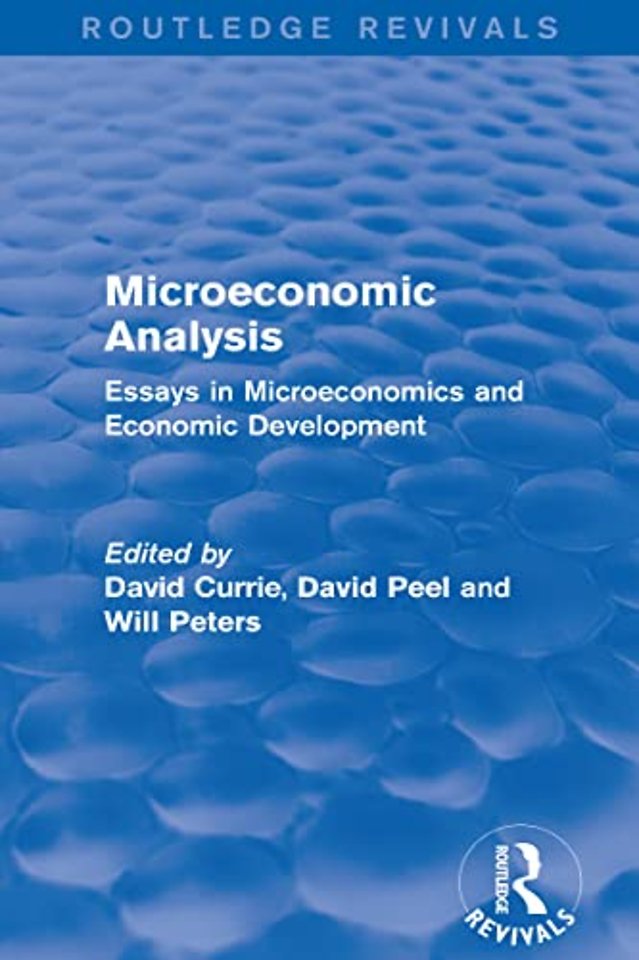 Microeconomic Analysis (Routledge Revivals)