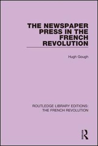 Newspaper Press in the French Revolution