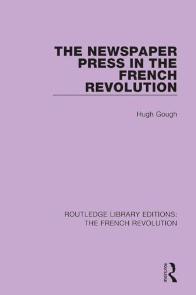 Newspaper Press in the French Revolution