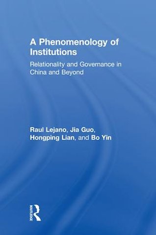 Phenomenology of Institutions