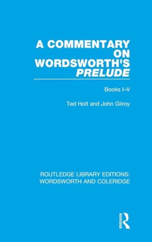 Commentary on Wordsworth's Prelude