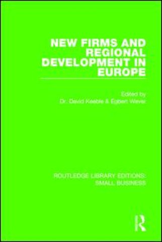 New Firms and Regional Development in Europe