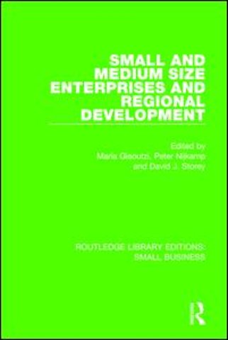 Small and Medium Size Enterprises and Regional Development