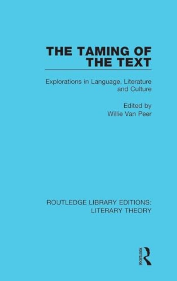 Taming of the Text