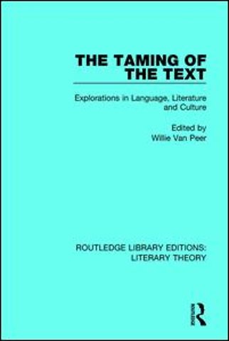 Taming of the Text