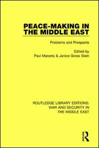Peacemaking in the Middle East