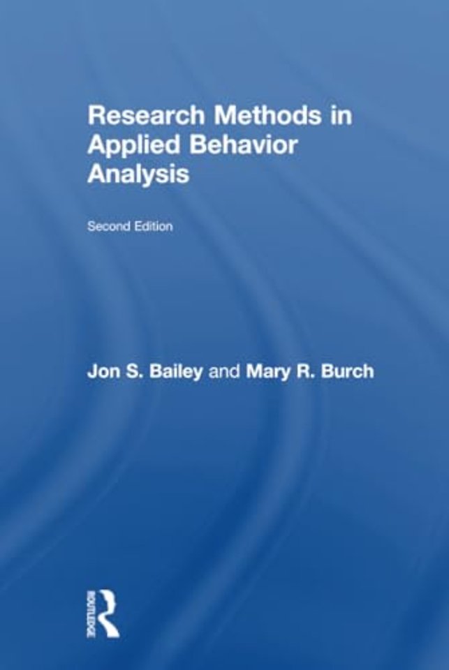 Research Methods in Applied Behavior Analysis