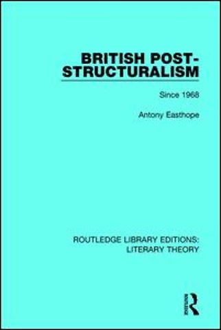 British Post-Structuralism