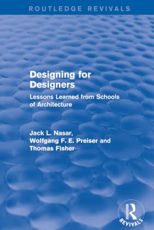 Designing for Designers (Routledge Revivals)