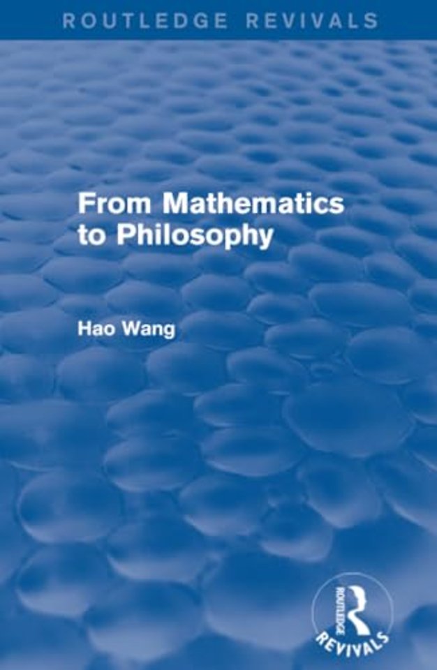 From Mathematics to Philosophy (Routledge Revivals)
