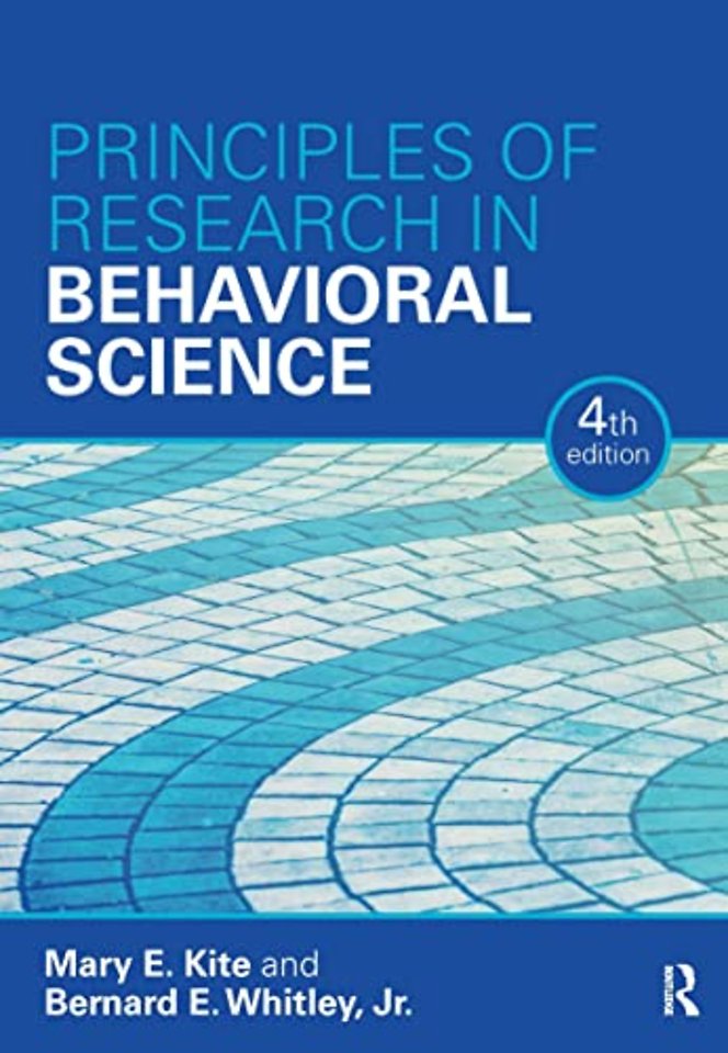 Principles of Research in Behavioral Science