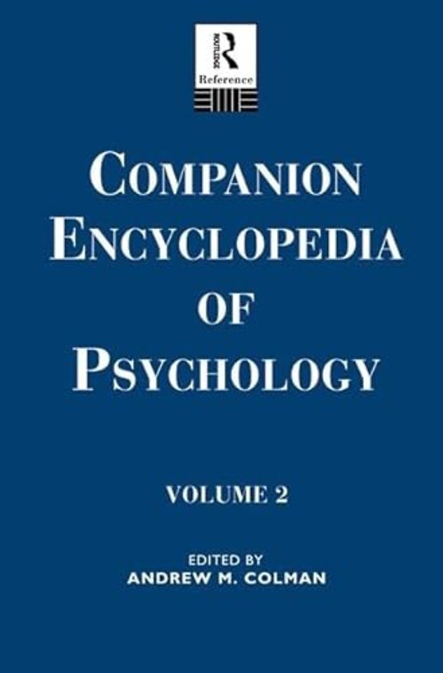 Companion Encyclopedia of Psychology