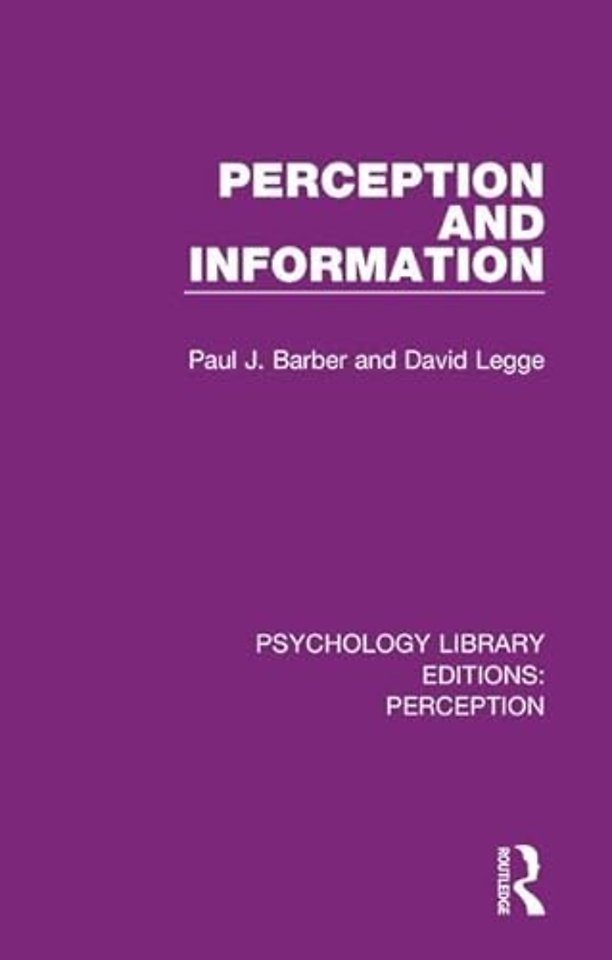 Psychology Library Editions: Perception