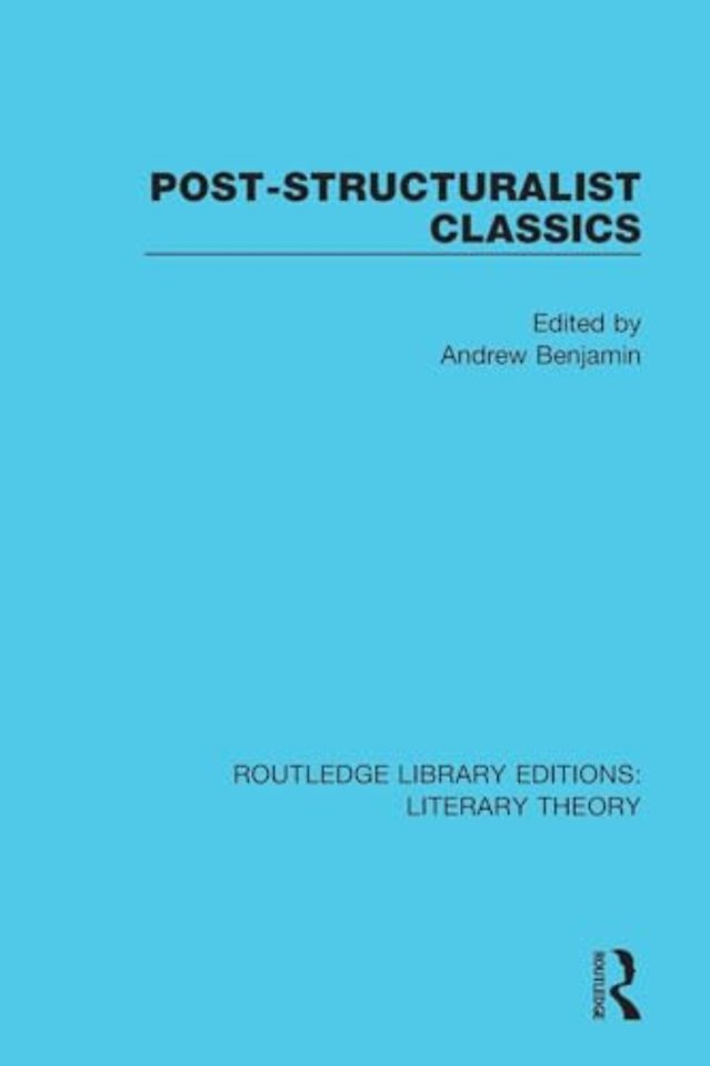 Post-Structuralist Classics