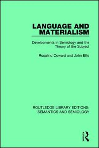Language and Materialism