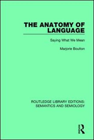 Anatomy of Language