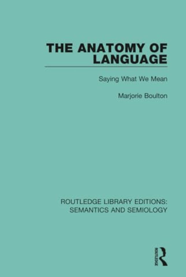 Anatomy of Language