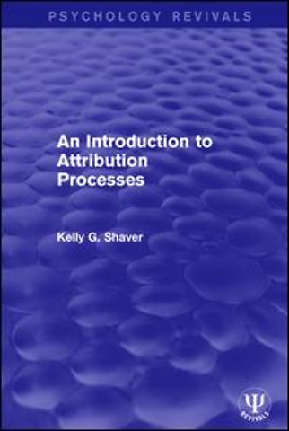 Introduction to Attribution Processes