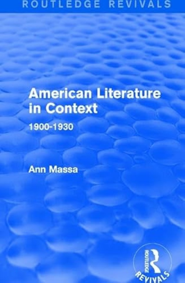 American Literature in Context