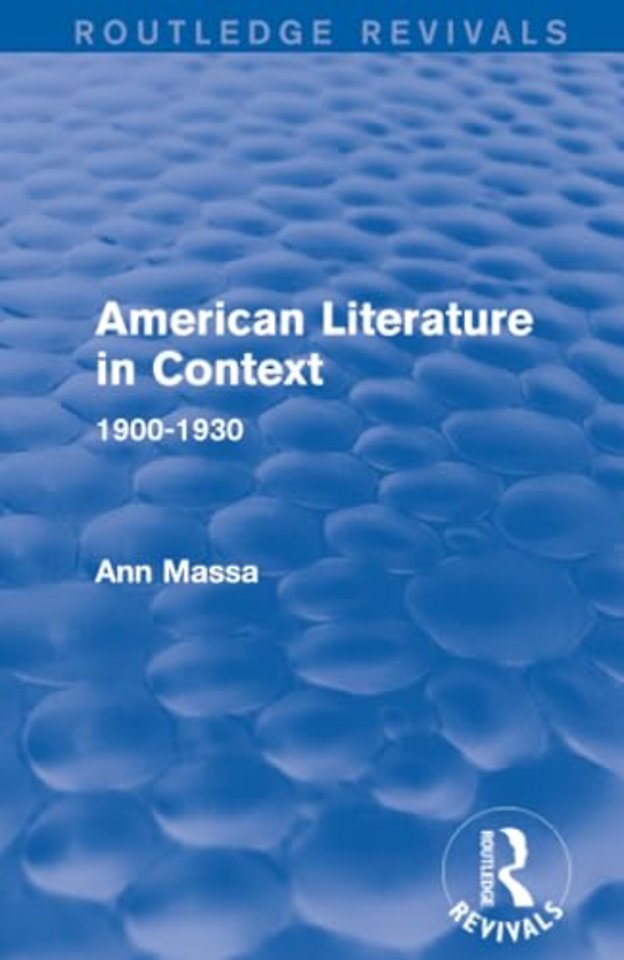 American Literature in Context