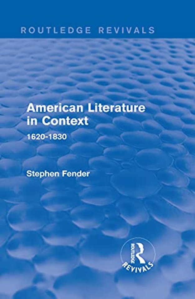 American Literature in Context