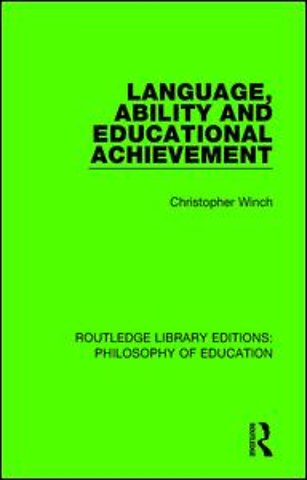 Language, Ability and Educational Achievement
