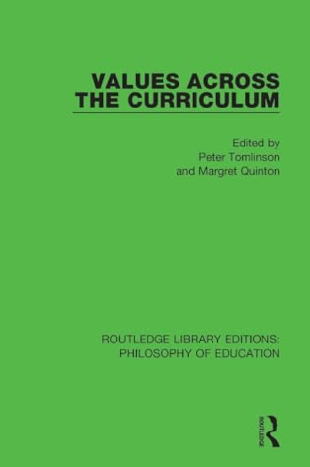 Values Across the Curriculum