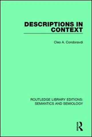 Descriptions in Context