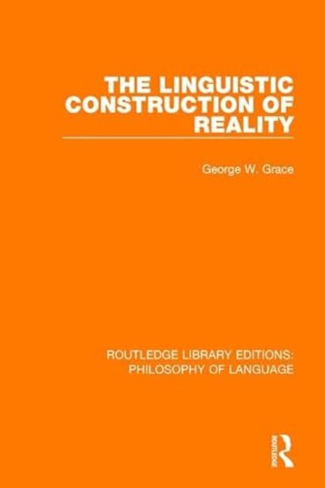 Linguistic Construction of Reality