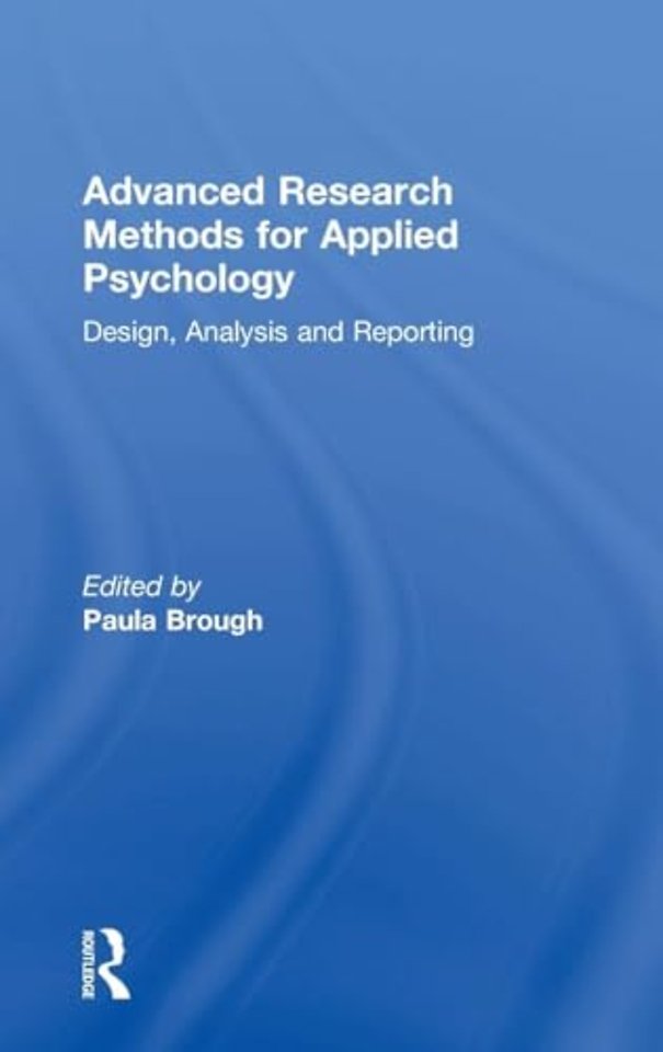 Advanced Research Methods for Applied Psychology