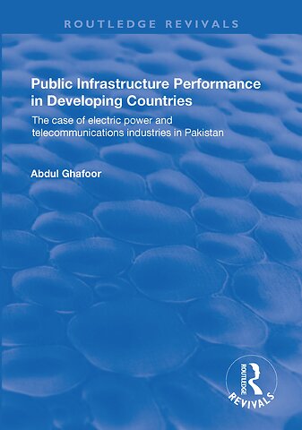 Public Infrastructure Performance in Developing Countries