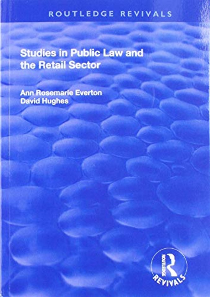 Studies in Public Law and the Retail Sector