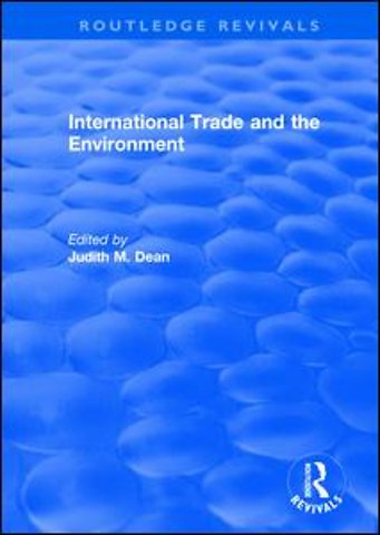 International Trade and the Environment