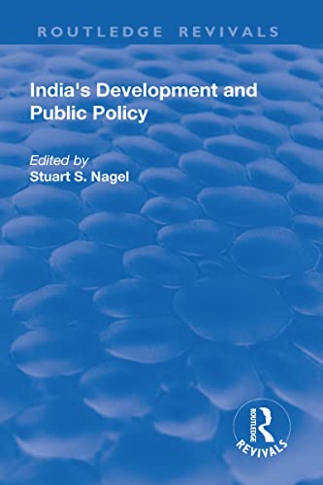 India's Development and Public Policy