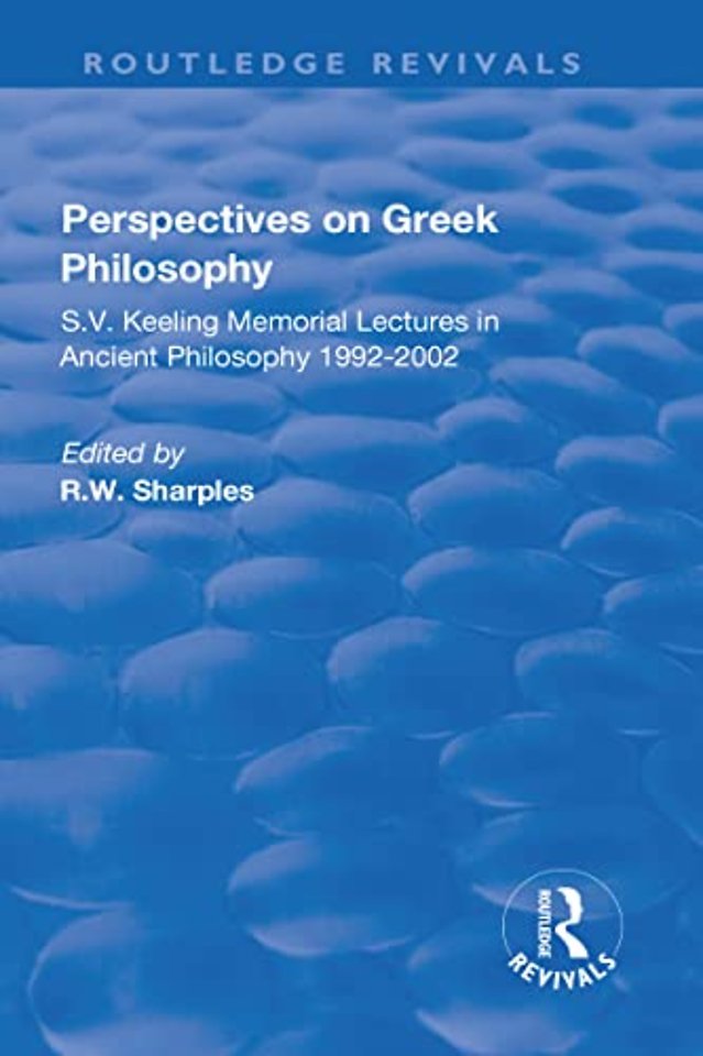 Perspectives on Greek Philosophy