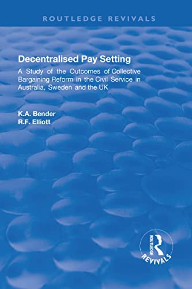 Decentralised Pay Setting