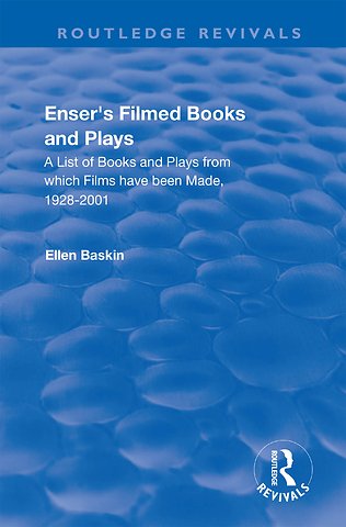 Enser’s Filmed Books and Plays