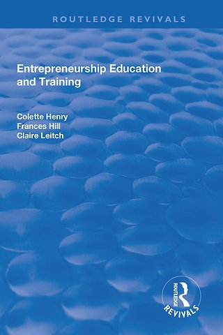 Entrepreneurship Education and Training