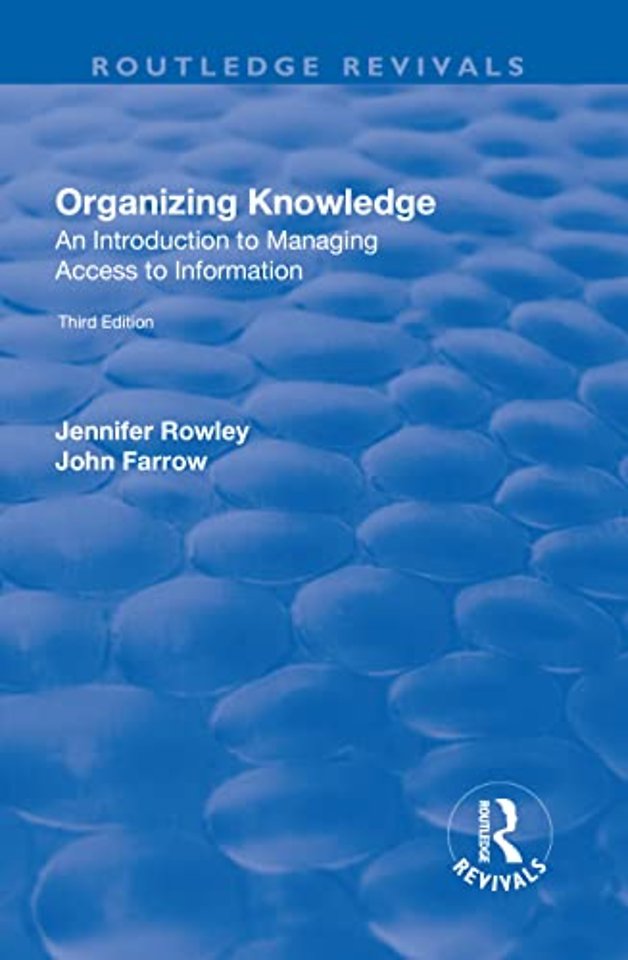 Organizing Knowledge