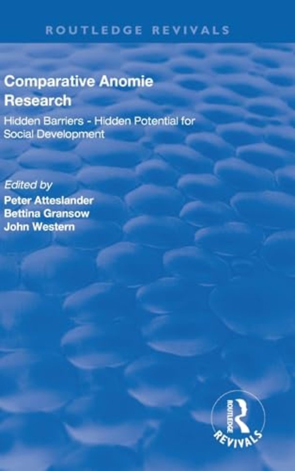Comparative Anomie Research