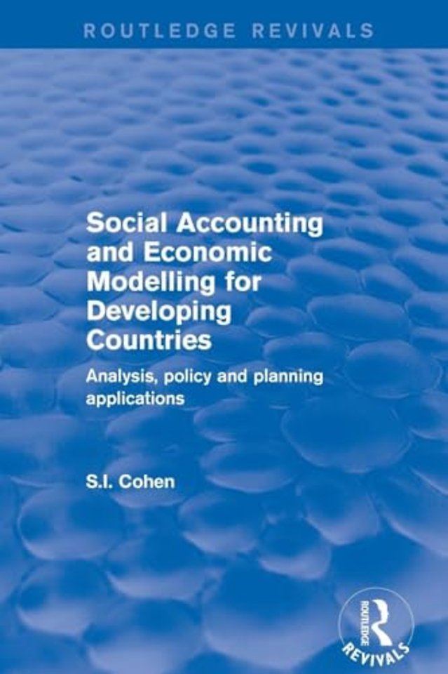 Revival: Social Accounting and Economic Modelling for Developing Countries (2002)