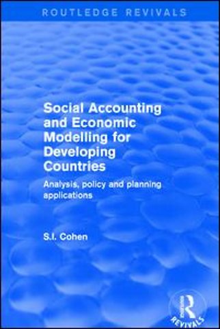 Revival: Social Accounting and Economic Modelling for Developing Countries (2002)